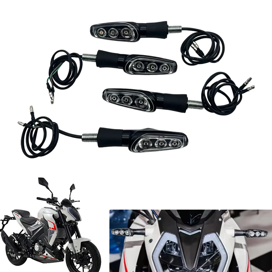 Indicatori di Direzione Anteriori e Posteriori per Moto Benelli TRK502 502C BJ750 752S TRK251