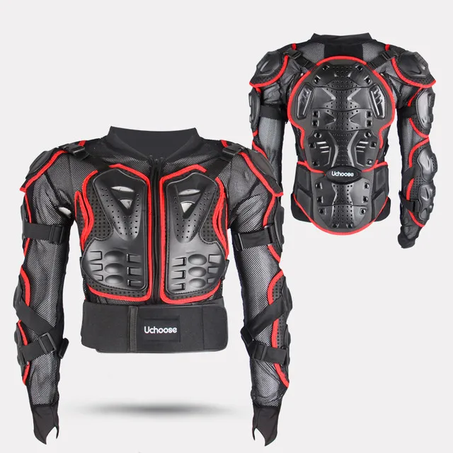 NONE Uchoose Motocross Jacke Männer Körper Rüstung Motorrad Rüstung Fahrrad Racing Jacke Reiten Motorrad Moto Schutz S-4XL 5