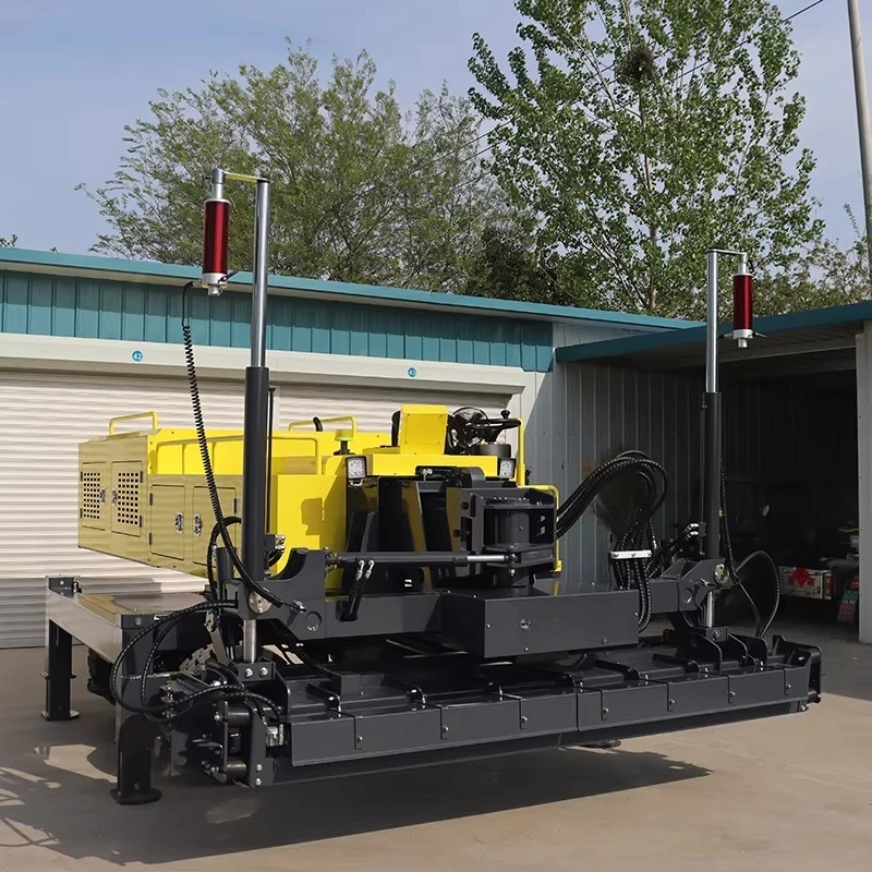 Automatic Concrete Laser Self-Leveling Machine Motor Engine High Efficiency 17.6kw Vibratory Floor Paving Screed Leveling