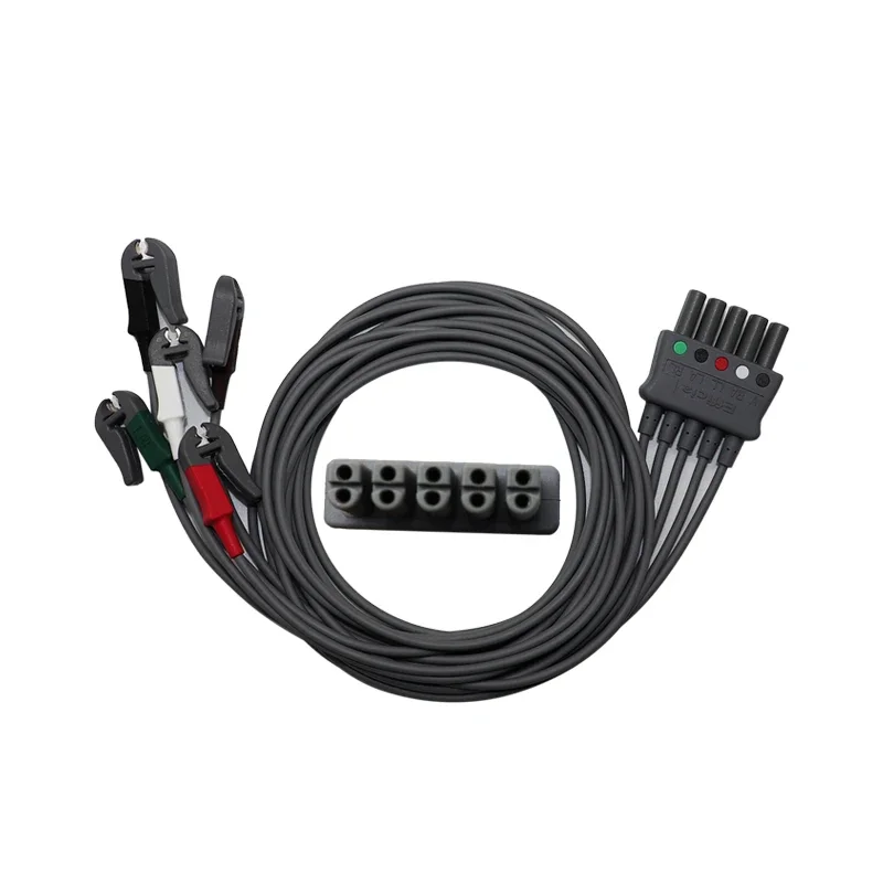 Original 5-lead Clip-on Standard Patient-side Electrocardiography    fast shipping