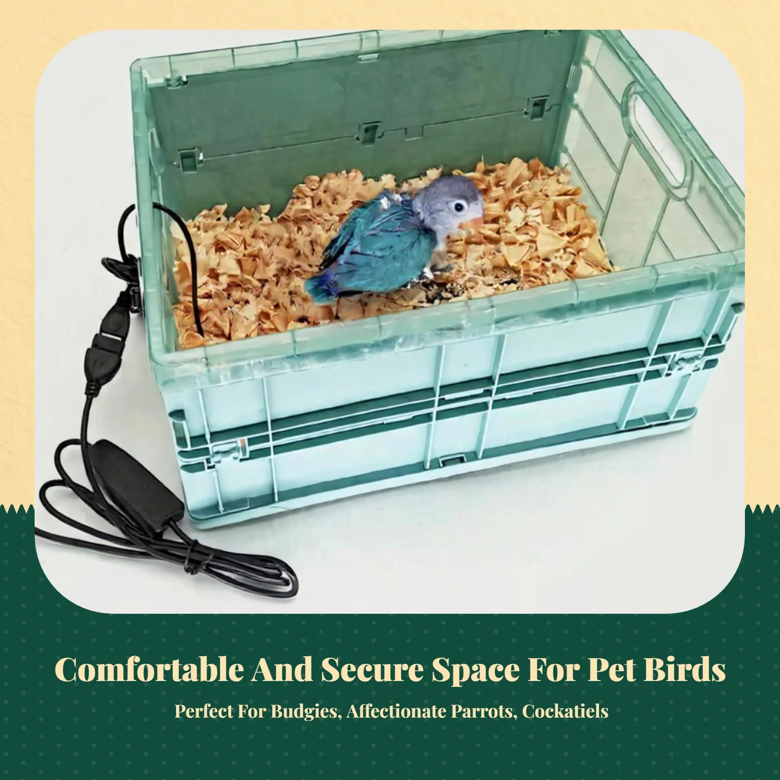

Pet Incubator, Hatching Box, Foldable, Avians, Recovery