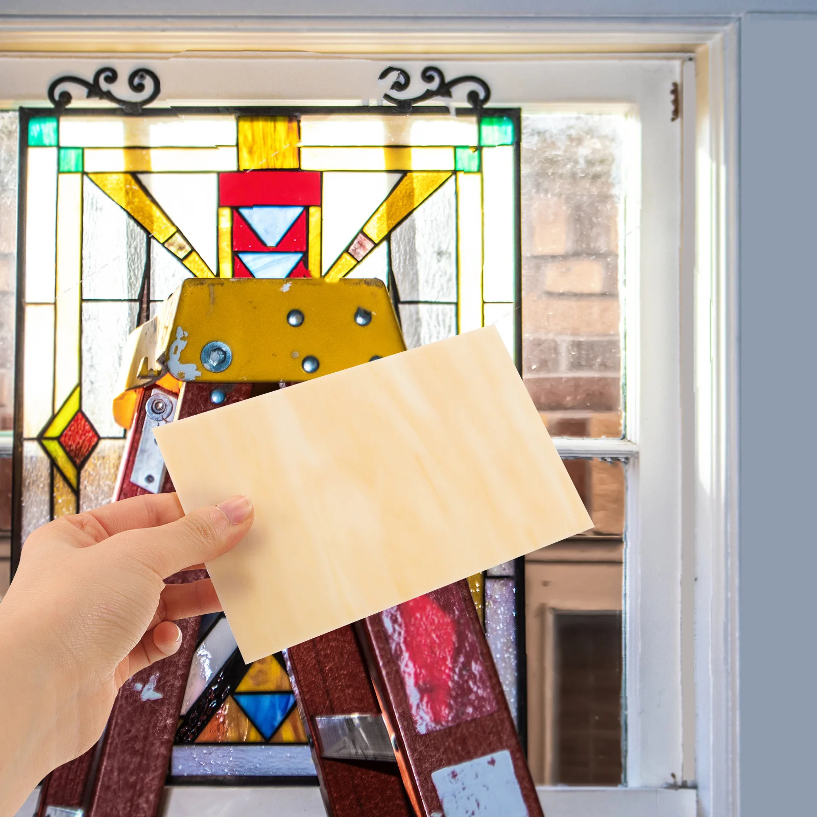 

Colorful DIY Glass Mosaic Sheet Handmade Craft Tiles for Picture Frames Flowerpot Decor Stained Glass Sheets DIY Jewelry Art