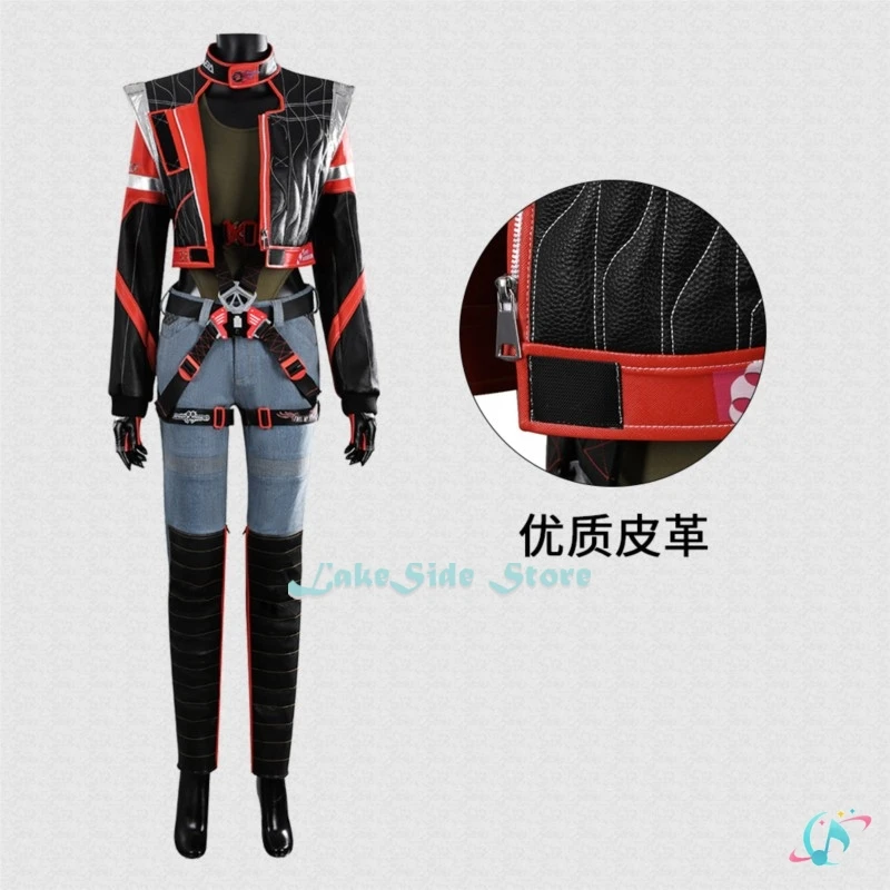 LakeSide Store CyberrPunk Panam تأثيري بالمر عموم تأثيري حلي لعبة Roeplay سترة بنطلون النساء السراويل عيد الميلاد الملابس