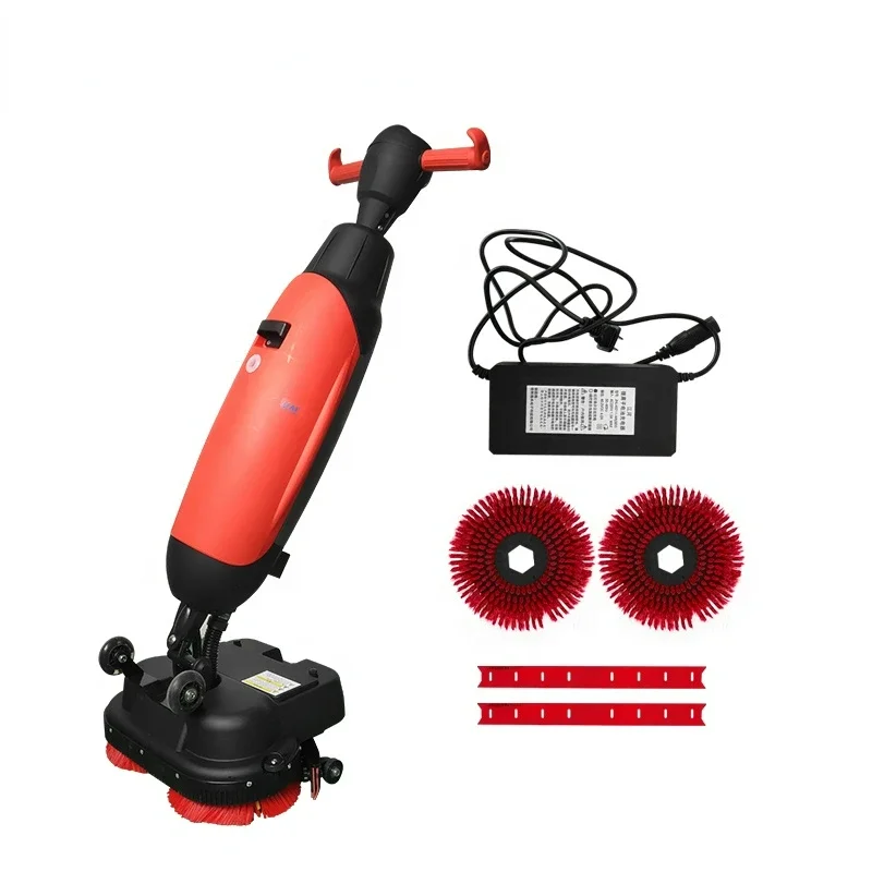 

Factory wholesale vol-430 double brush DC-36V lithium-ion battery mini push type automatic floor cleaning machine