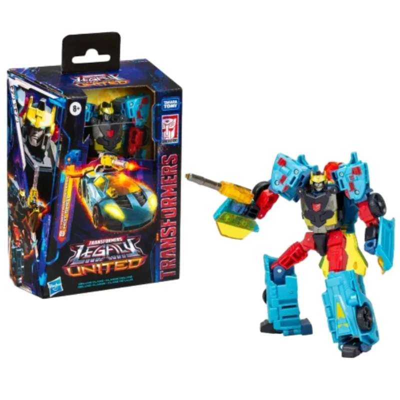 In Stock Takara Tomy Transformers Toy Deluxe Class Legacy United Hot Shot Action Figure Robot Toys Gifts Classic Anime Figures