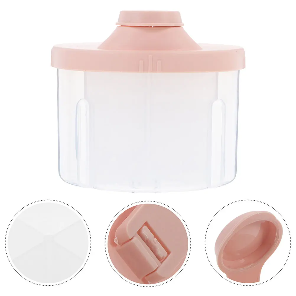 

Портативный ящик для хранения молока, 2 шт., диспенсер для детского питания, уплотнительный отсек, вращающийся держатель без проливания, на открытом воздухе