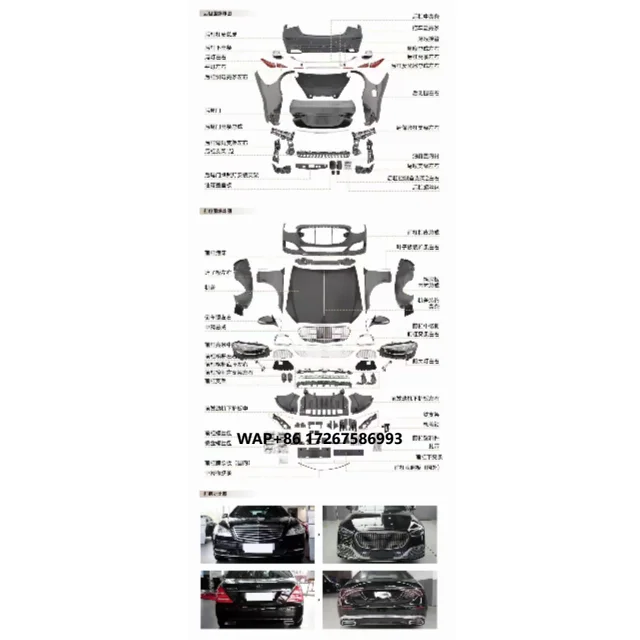 High Quality 2006-2012  S Upgrade Exterior W223 Kit New Condition for 2023