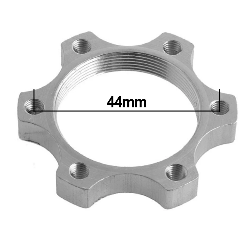 Bicycle Flange Adapter High Quality Aluminum Alloy and Long Lasting 44/48MM Threaded Hubs Rust Resistant for surface