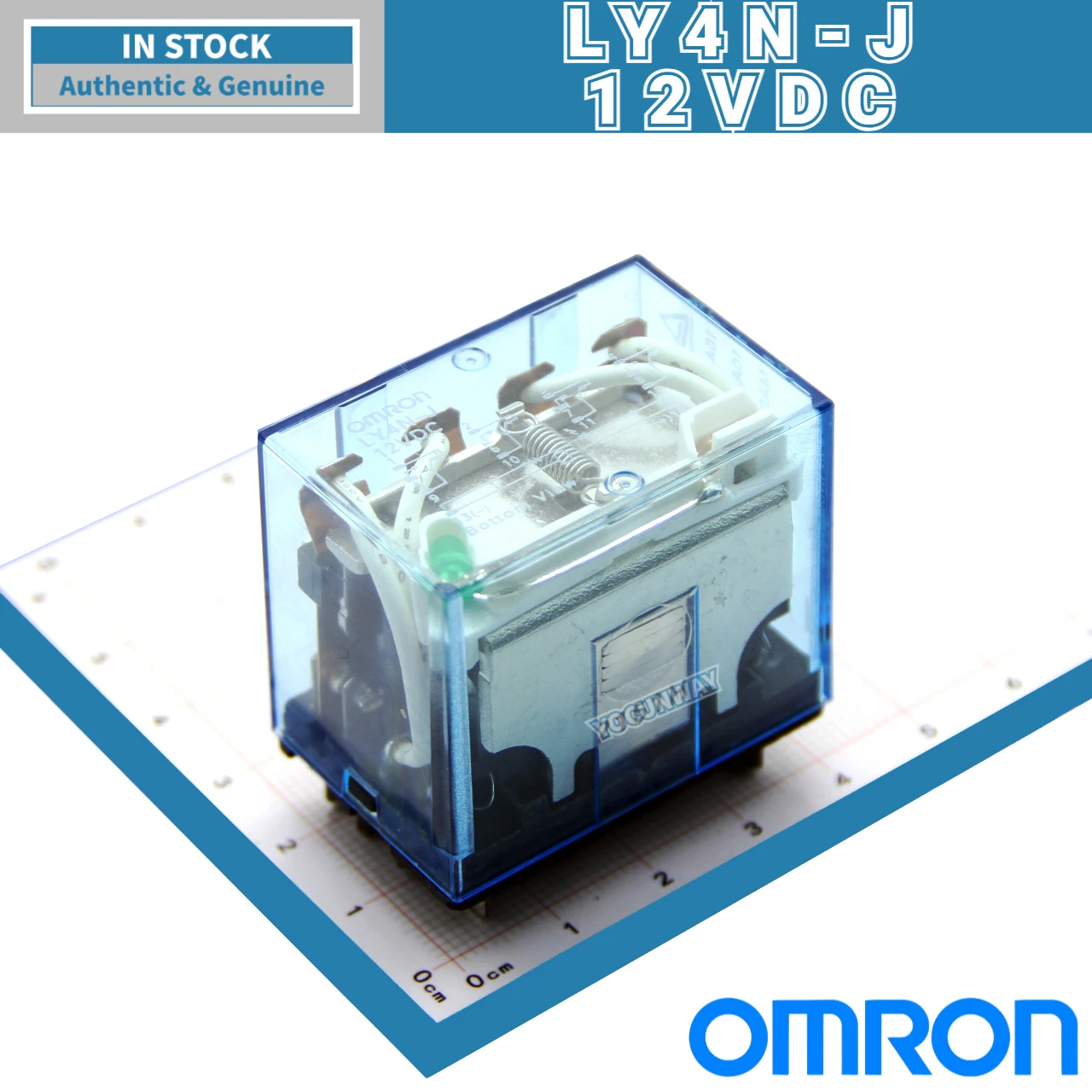 New Authentic Original OMRON General-purpose Relay LY2N-J LY4N-J 12VDC 24VDC 110VDC 110VAC 220V 24VAC DC48V 8PIN 14PIN