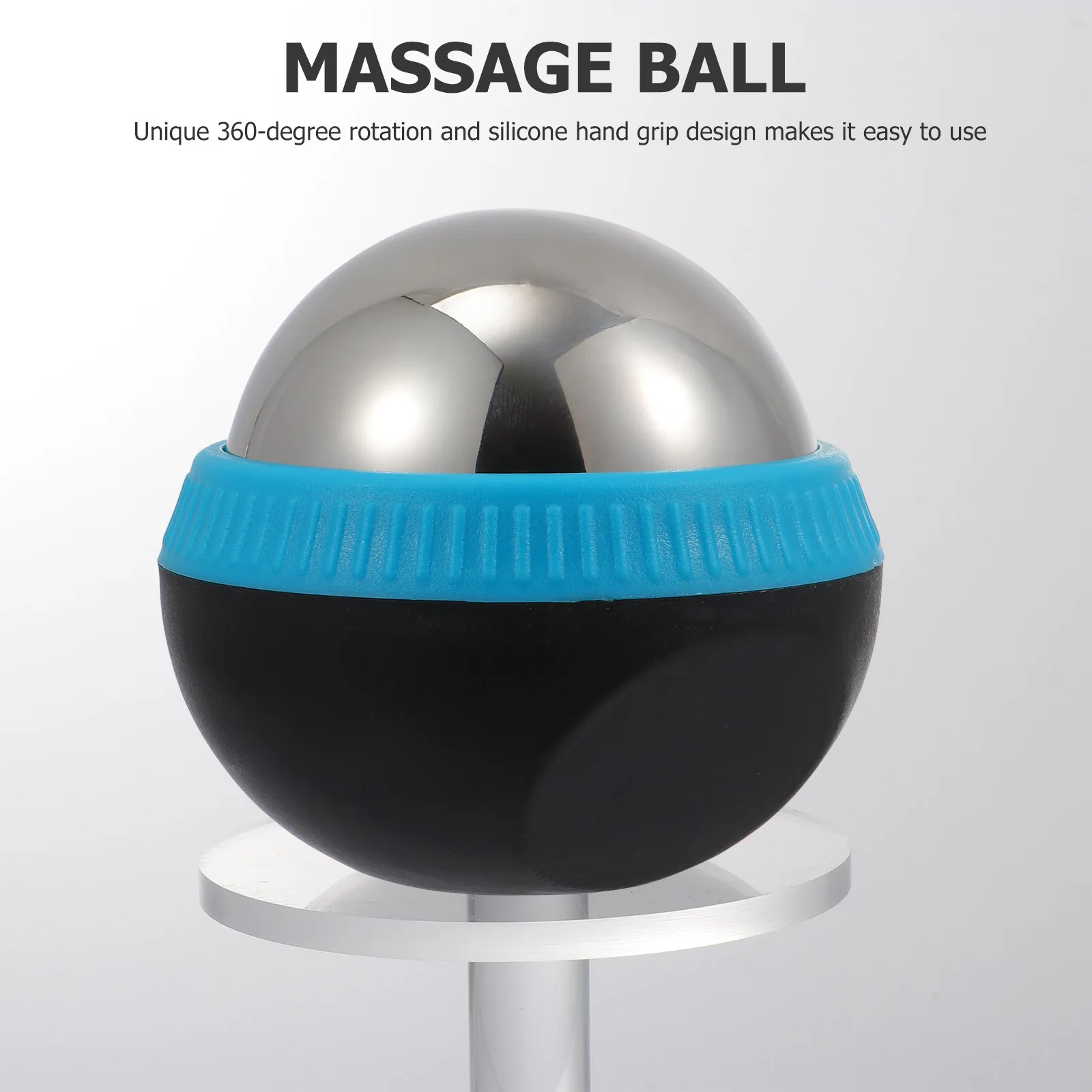 

1Pcs Stainless Steel Massage Ball Dual Temperature Therapy Muscle Recovery Roller for Fitness Muscle Relaxation