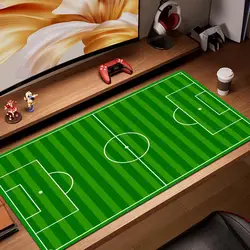 Soccer Desk Pad Football Field Gaming Mousepad Personalize Desk Mat Keyboard Pad Large Desk Pad Xxl Gamer Mousemat Football Gift