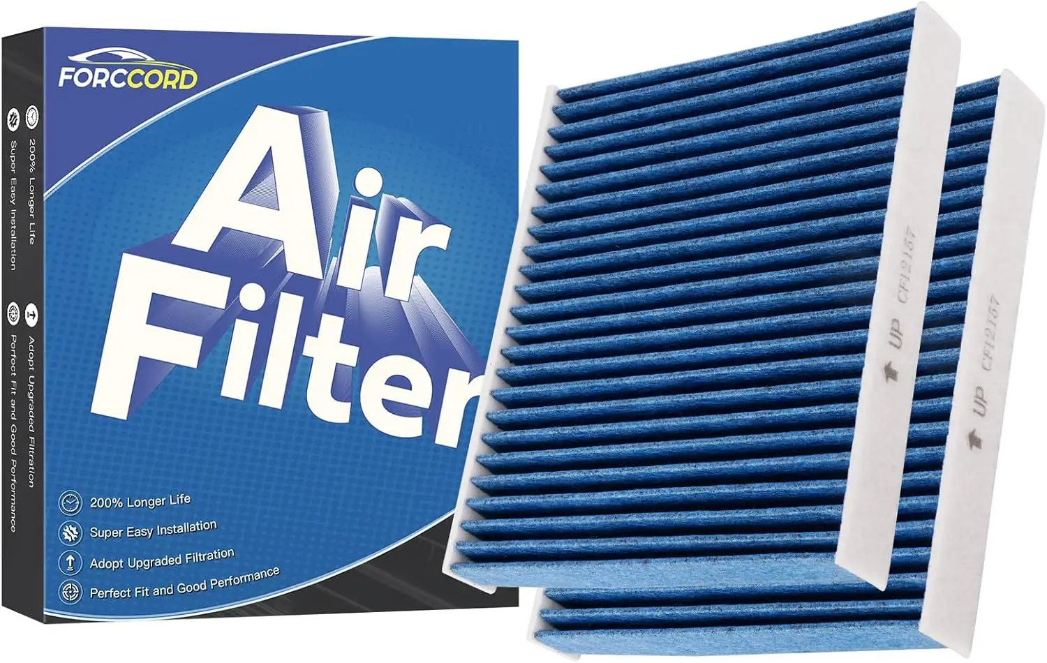 

2-Pack HEPA Cabin Air Filter Fits for Mazda CX-9 Toyota RAV4 Corolla Camry Highlander Lexus RX350 Activated Carbon Cabin Filter