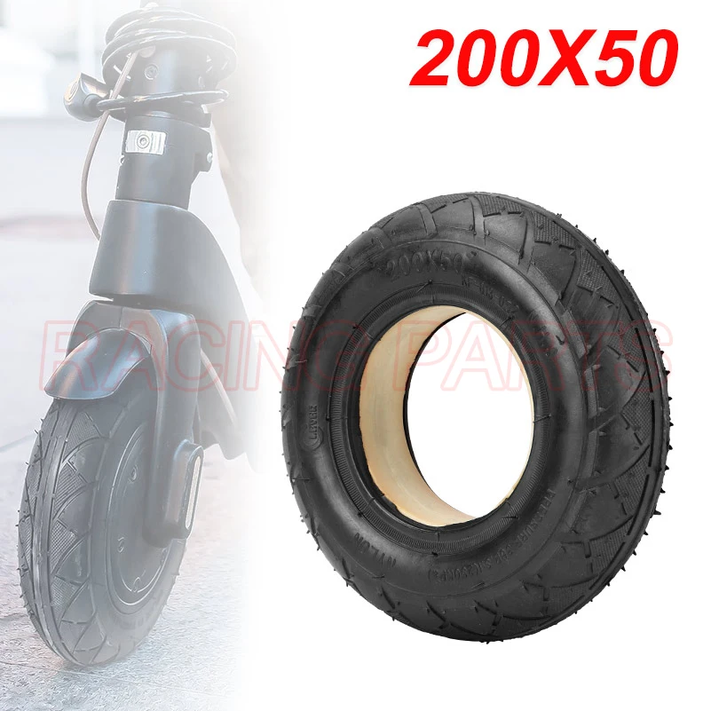 200x50 Wheel Replacement Airless Tire 8 Inch Non-pneumatic Tyre Filled By Polyurethane Foamed Materials For Electric Scooter