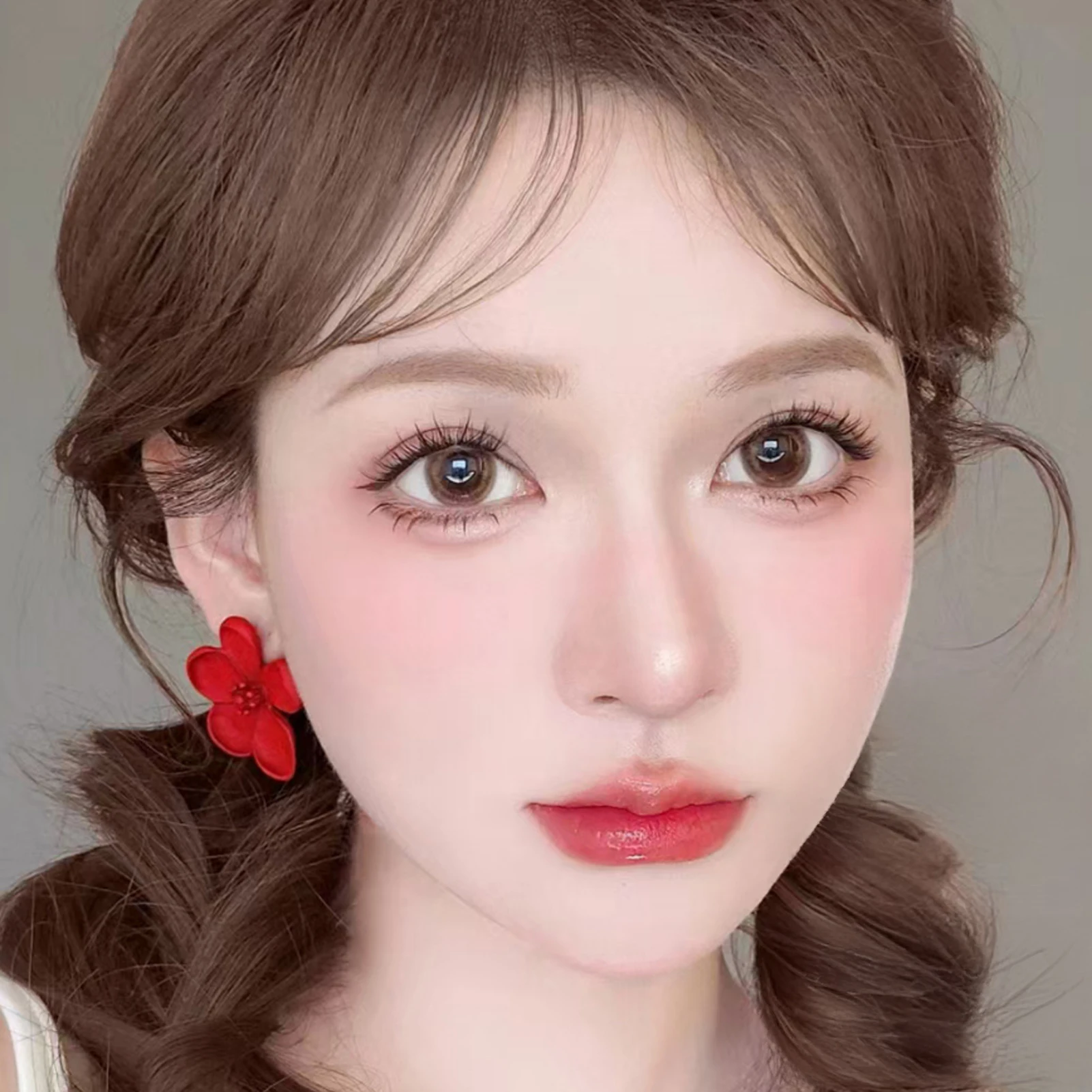 Extensions de faux cils moelleux de style coréen, sans colle, courbe C, naturels, légers, vaporeux, 10-12mm, outil de faux cils noirs