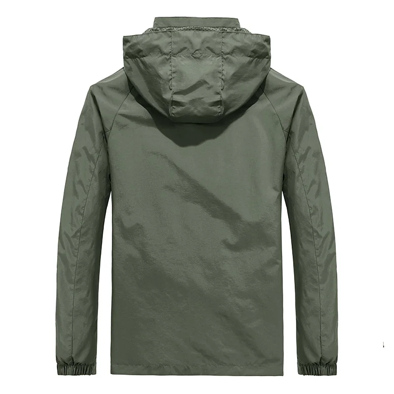 Coupe-vent à capuche imperméable pour homme, manteau Stormcoat, veste de voyage en plein air, conception de documents solides, nouveau design, printemps et automne