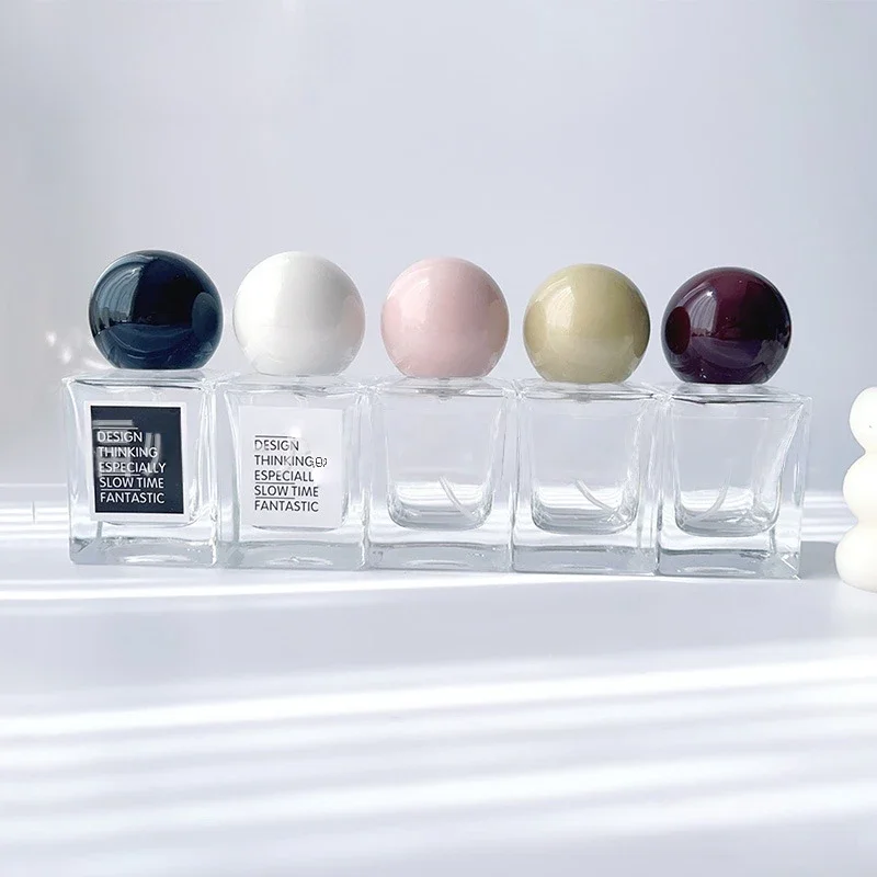 30ml Mini Przenośny Atomizer do Perfum Kosmetyczny Pusty Przezroczysty Szklany Flakon na Perfumy do Podróży