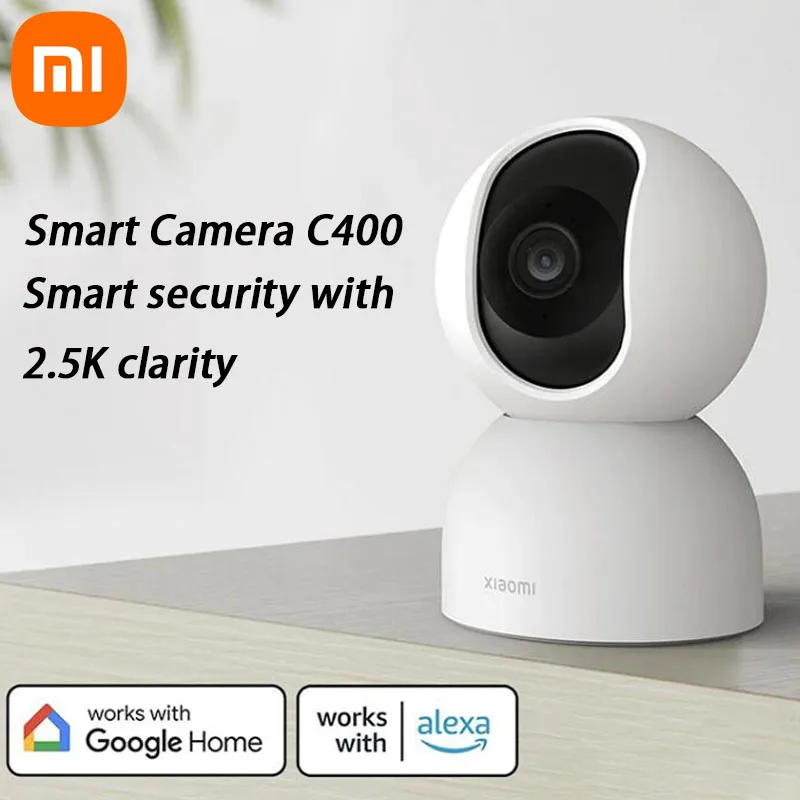 Xiaomi Global Version Mi Smart Night Vision Camera C400 Smart Security With 2.5K Clarity 4MP 360° Rotation AI Human Detection