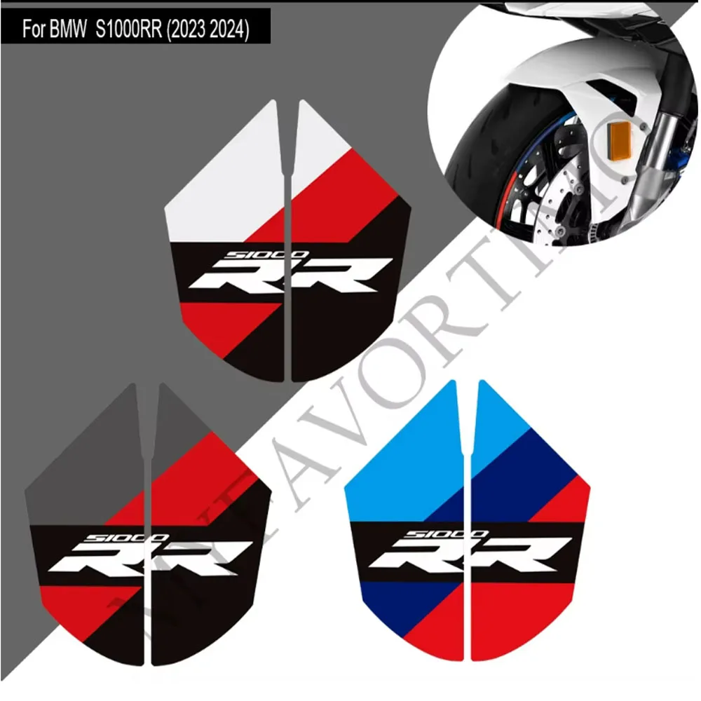 Motorcycle Protector For BMW S1000RR S 1000 RR S1000 Tank Knee Pad Gas Fuel Oil Stickers Fairing Fender Body Decals 2023 2024