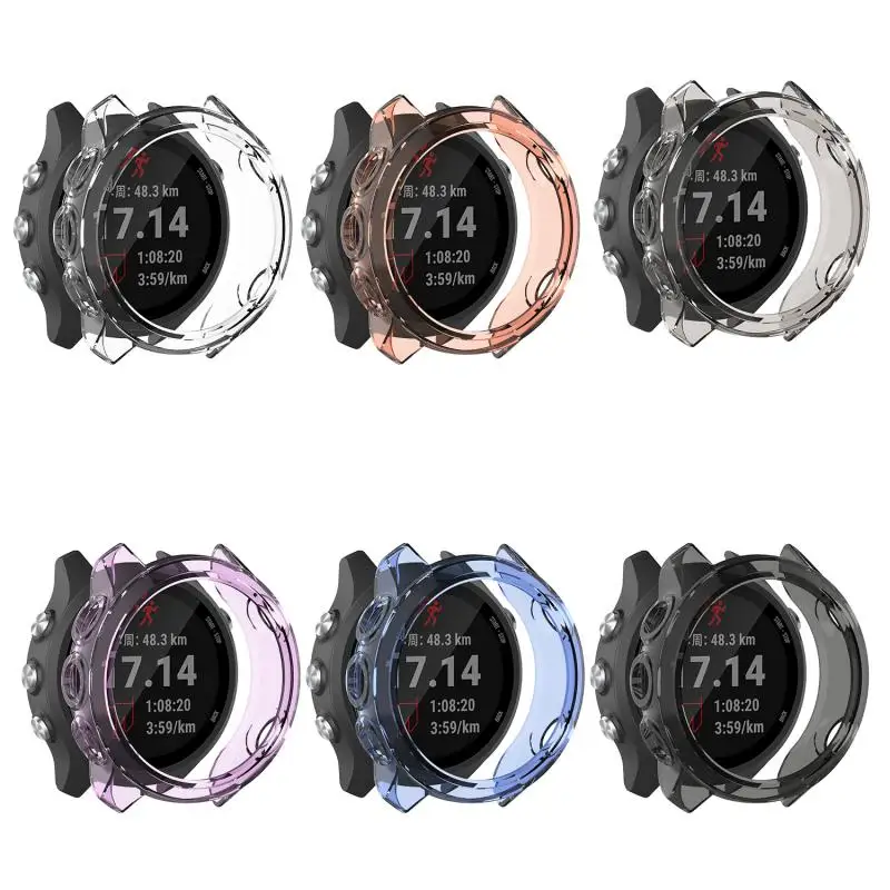 Für Garmin Forerunner 245 245M Fall Schutzhülle Weiche TPU Rand Shell Schutz Stoßstange Für Garmin 245 Zubehör