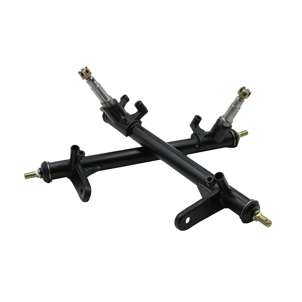 1 pair of 420mm steering shaft knuckles, DIY modified front suspension wheel hub bracket, suitable for ATV kart off-road vehicle