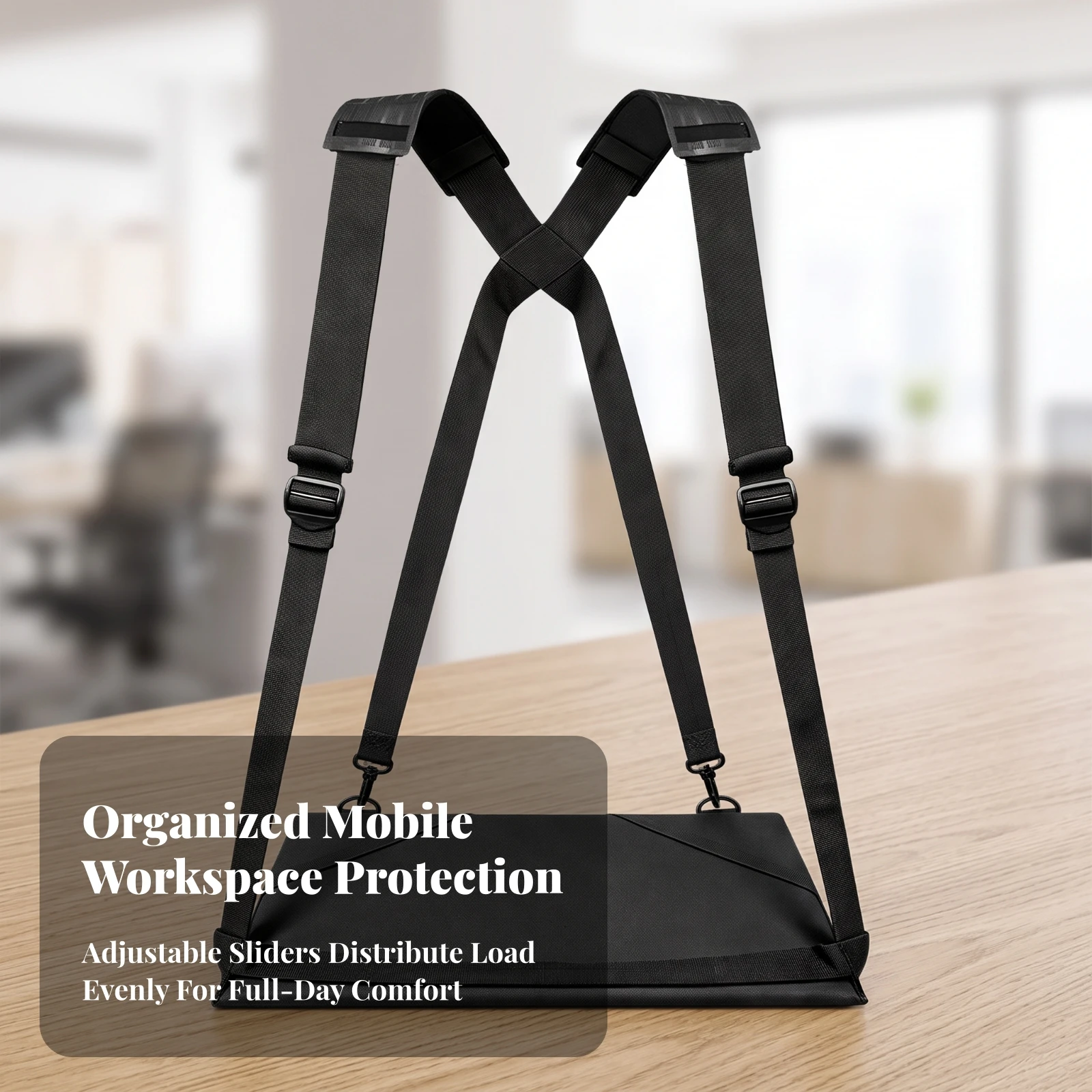 Shoulder Strap Carrier Lightweight Laptop Carrier with Platform Shoulder Strap Compact for Commuters, Outdoor Work, Commuting