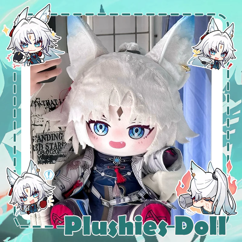 

Game Honkai Star Rail Feixiao Plush Doll Cotton Stuffed Sitting Toy Plushies Soft Anime Fei Xiao Hugging Pillow Figure Gift 40cm