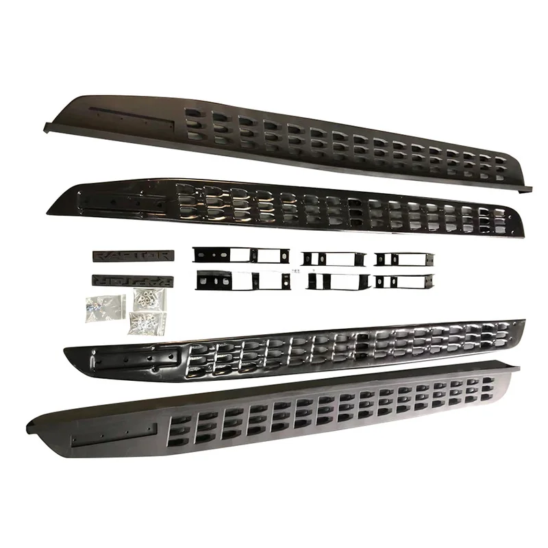 High Quality Steel Raptor Style Pickup Running Board Side Bar Exterior Replacement Modification Parts