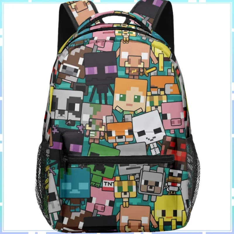 

Рюкзак Cave Game Sandbox Pixel, удобная дорожная сумка большой вместимости, подарок-сюрприз с героями мультфильмов аниме для мальчиков и девочек