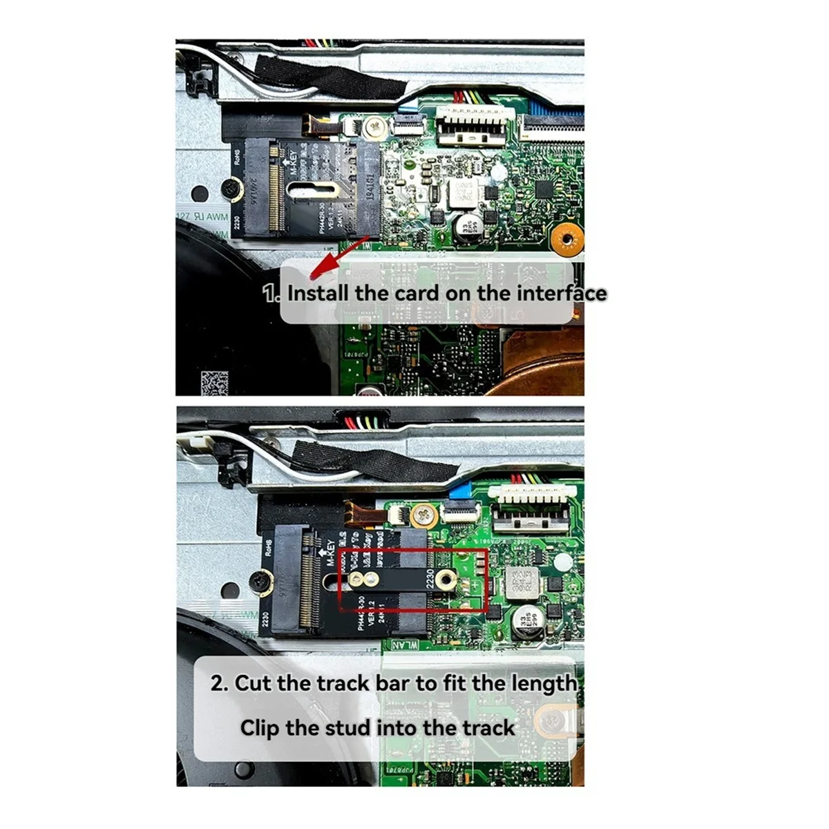 BABQ PCIE 4.0 M.2 NVME Adapter SSD PCIE Adapter Installation for 2230 2242 2260 2280 M2 NVME SSD Riser Card