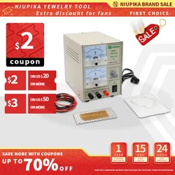 Gold Plating Kit 2A Machine Jewelry Plater Electroplating Processing Tools With Voltage is Adjustable