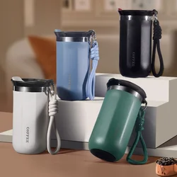 Thermal Mug 304 Stainless Steel Insulated Water Cup Business Office Portable Cold Coffee Cup Gift Cup Leakproof Travle Drinkware