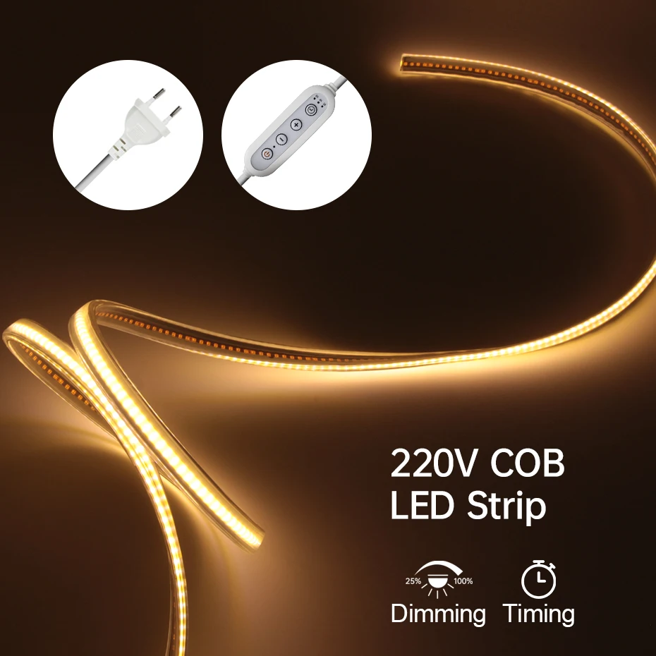 220V Cob Led Strip …