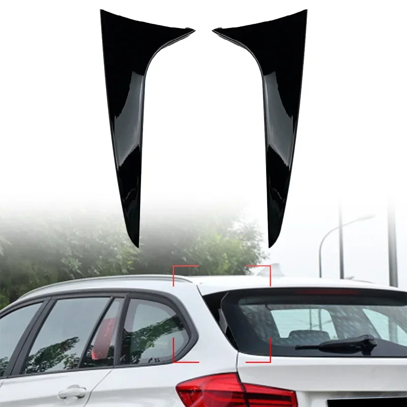 Car Rear Window Side Spoiler Wing Trim Stickers Spoilers Canards Splitter For BMW 3 Series F31 Touring Wagon 2012 2013 2014-2018