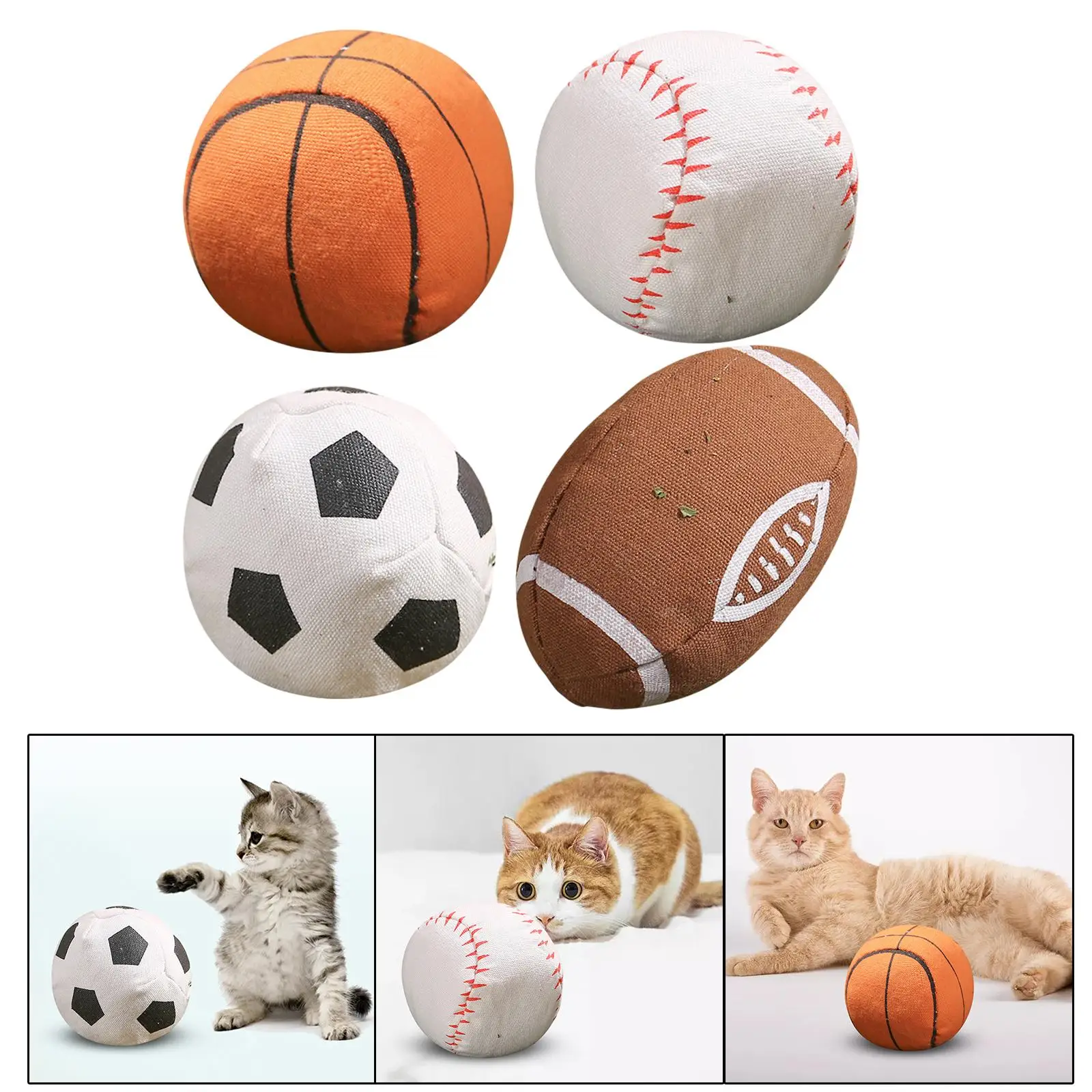 Cat Interactive ของเล่น Ball Multiuse การฝึกอบรมสัตว์เลี้ยงแบบใช้ซ้ําได้ของเล่นออกกําลังกายตลก