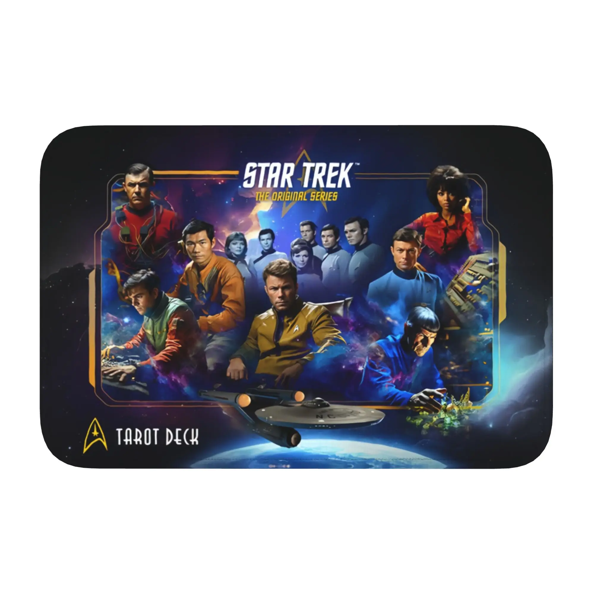 Star's Trek's Science Fiction TV Series  Front Door Mat Anti-Slip Indoor Absorbent  Doormat Floor Bathroom Entrance Rug Carpet