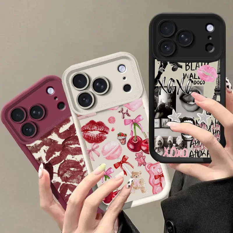 Stylish Lip Print E…