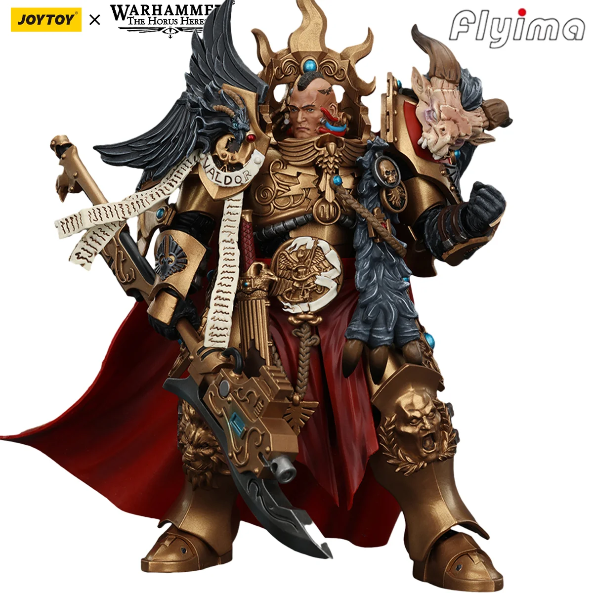 [Vorbestellung] JOYTOY Warhammer 30K 1/18 Actionfiguren Legio Custodes Constantin Valdor, Captain-General der Legio Custodes