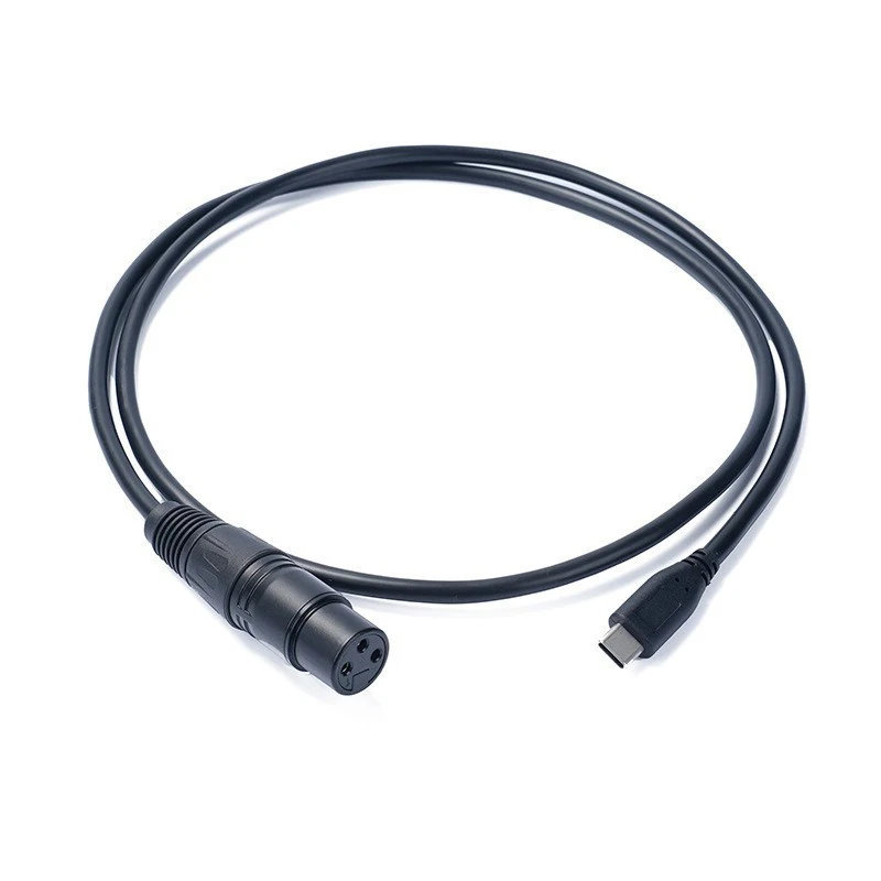 Type C To XLR Male / Female Audio Cable For Microphone Mixing Console Amplifiers Mixer Audio Speakers IPad Laptop And Phones