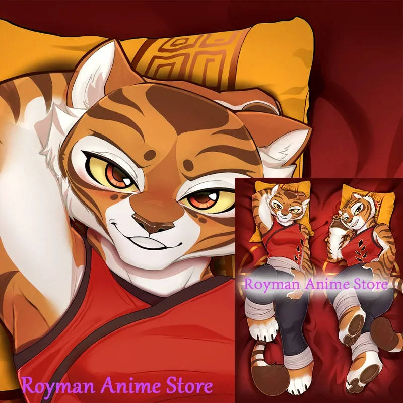 

Dakimakura Anime Master Tigress (kung fu panda) Furry Double Sided Print Life-size Body Pillow Cover