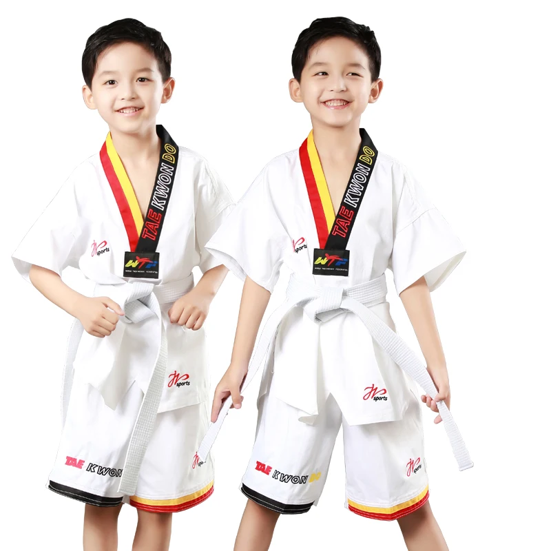 Taekwondo Dobok WTF Approved Professional Martial Arts Wear With White Belt