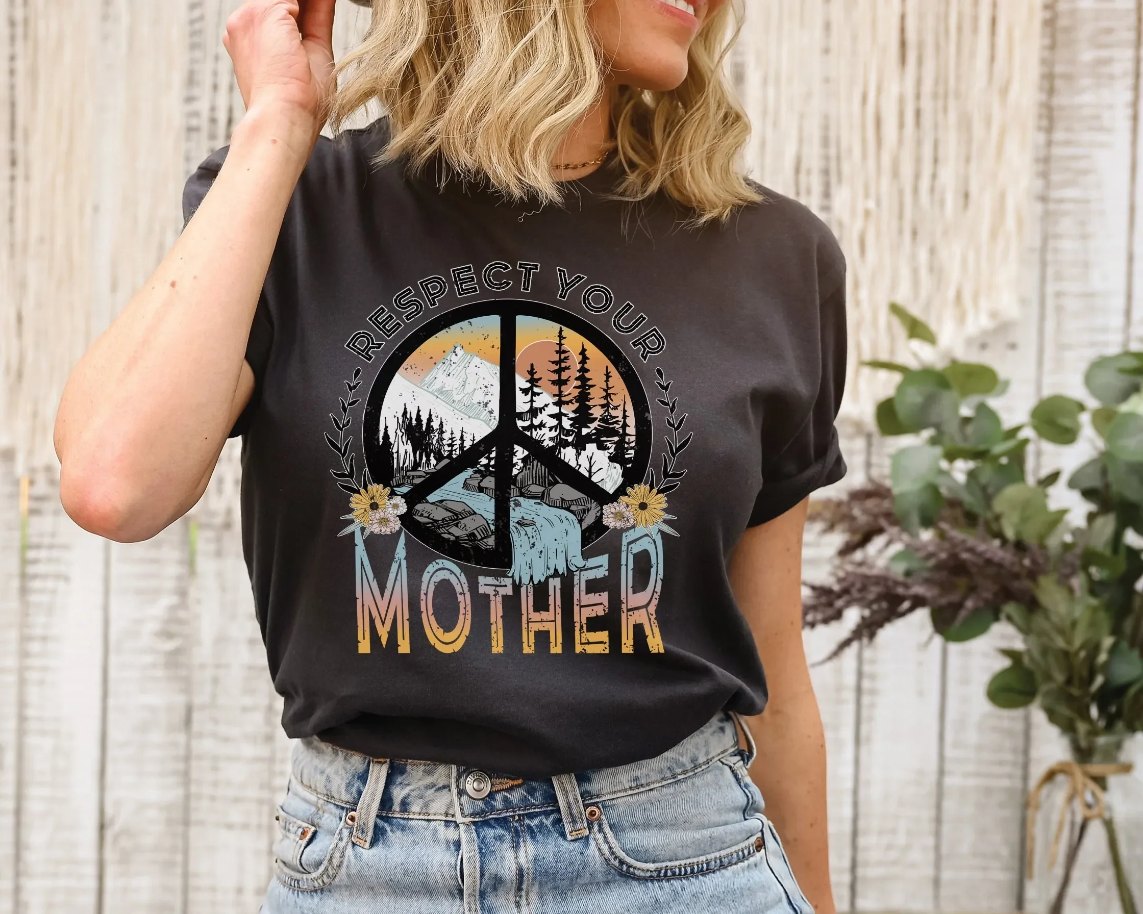 Explore More T Shirt Respect Mother Earth Environmental Hiking Outdoor Nature Camping Mountain Oversized Vintage