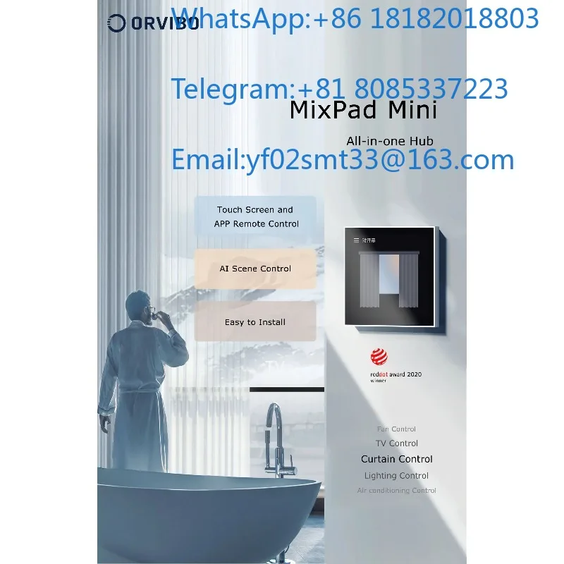 MixPad Mini WiFi Zigbee Smart Home Gateway Control Panel Hub