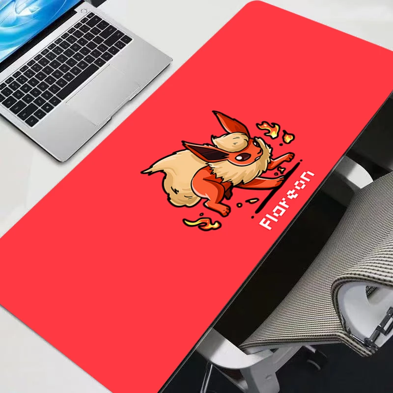 Mouse Pad P-pokemon Eevee Gamer Mousepads Big Gaming Mousepad Large Keyboard Mat Desk Pad For Computer Laptop 900x400 Mouse Pads