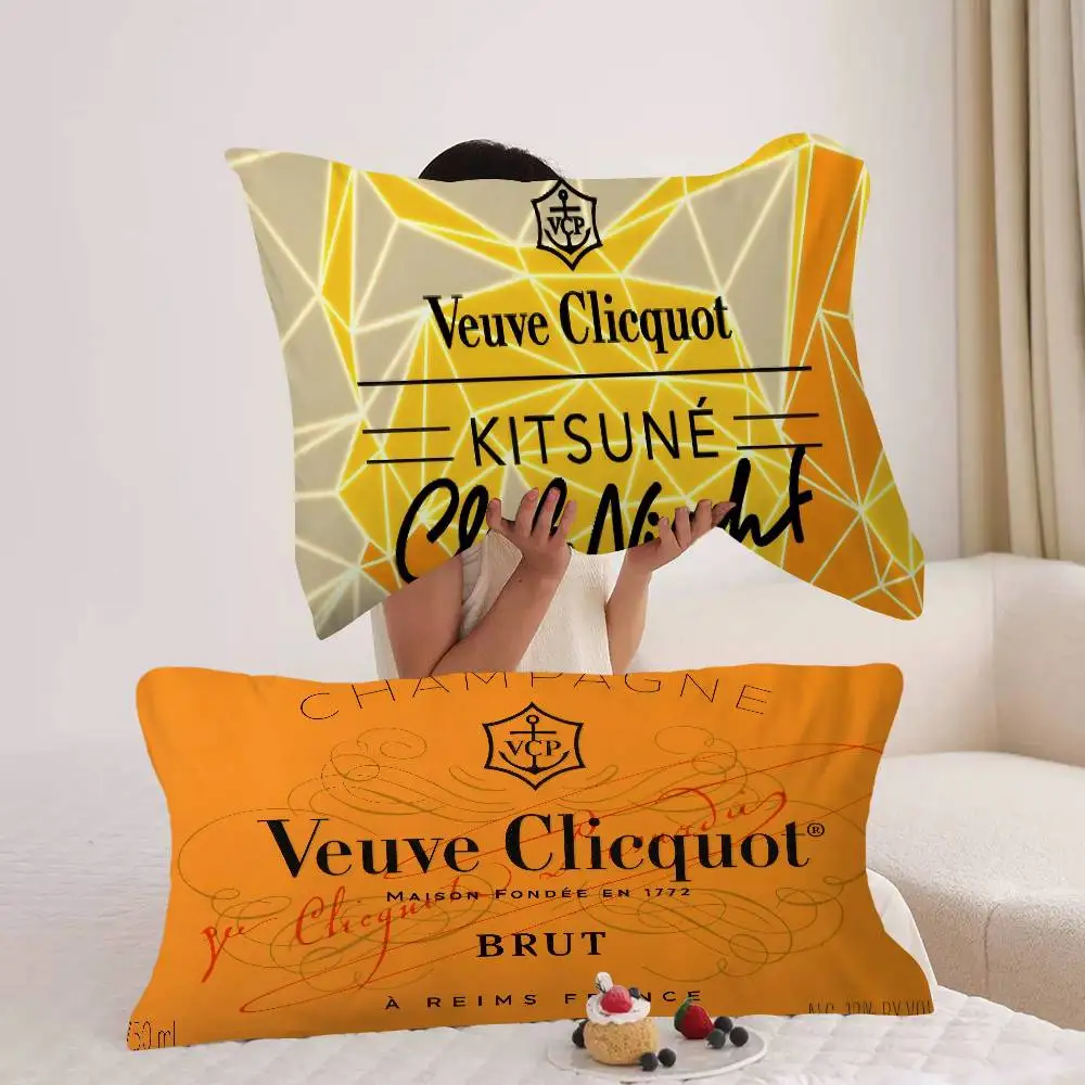 V-Veuve C-clicquot Bufanda de poliéster de secado rápido para dormir - Absorbe la humedad y es transpirable para personas que duermen con calor