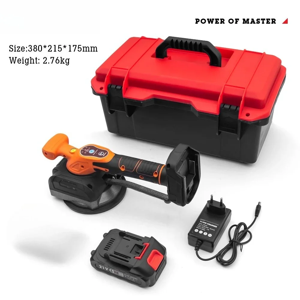 2025 Lithium Battery Tile Tiling Machine Large Suction Vibration Auxiliary Tools Electric Household Hand-held Brick Sticking Mac