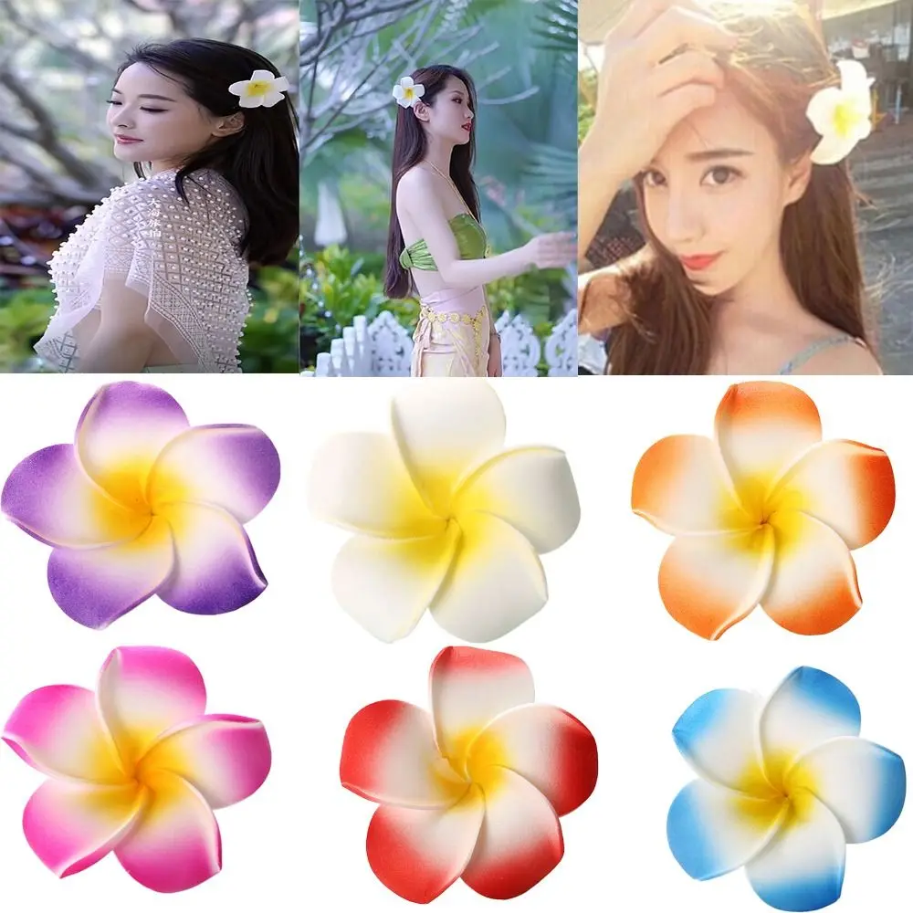 Wedding Decoration Egg Blossom Hair Clips For Bridal Wedding Party Beach Holiday Party Supplies Flower Headwear Duck Billed Clip