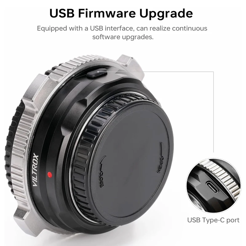 VILTROX EF-M1 Pro อะแดปเตอร์เมาท์เลนส์ Auto-Focus Lens Converter ใช้งานร่วมกับ Canon EOS EF/EF-S เลนส์สําหรับกล้อง Micro 4/3