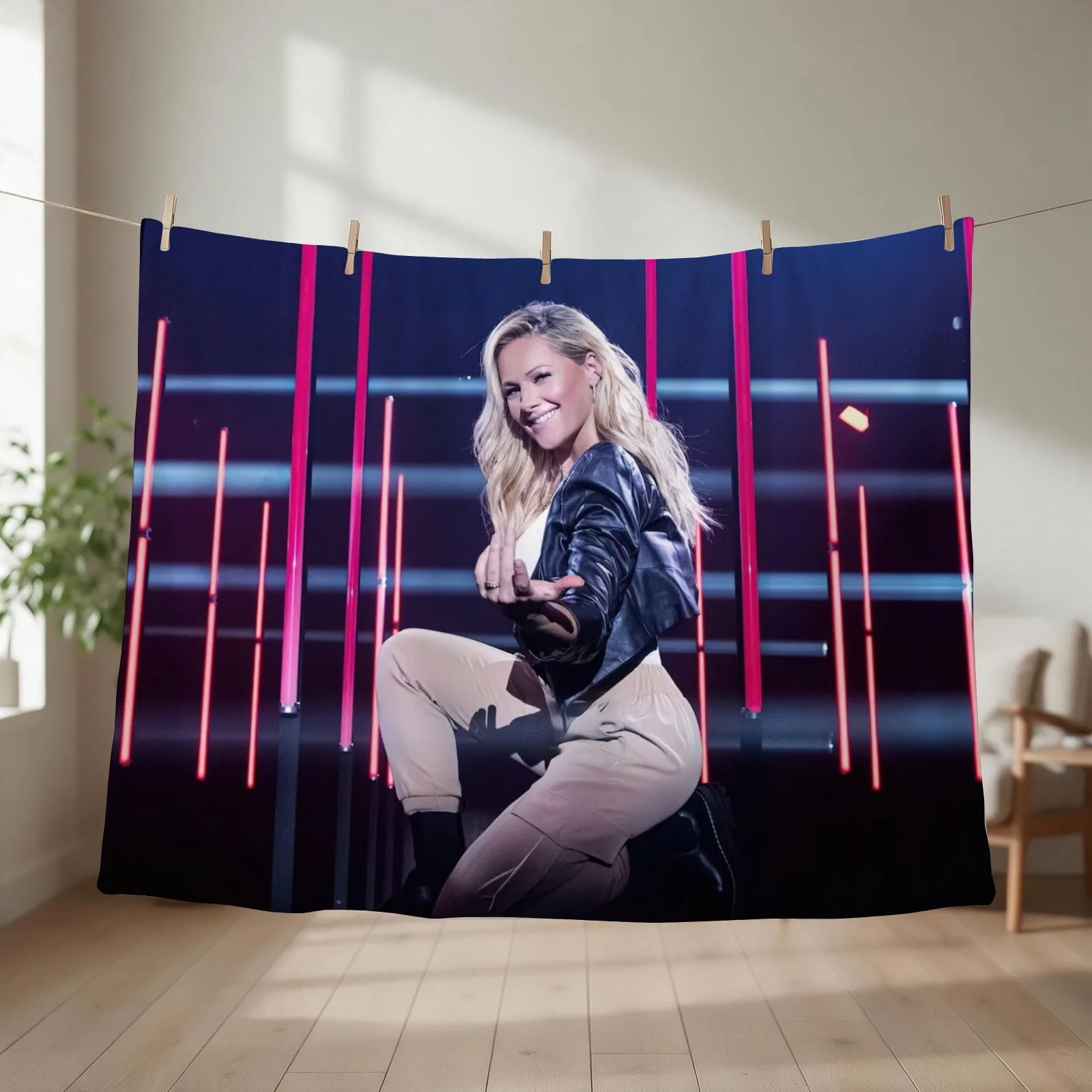 Helene Fischer Im Rausch Der Sinne Throw Blanket couch cozy soft plush fuzzy picnic outdoor blanket