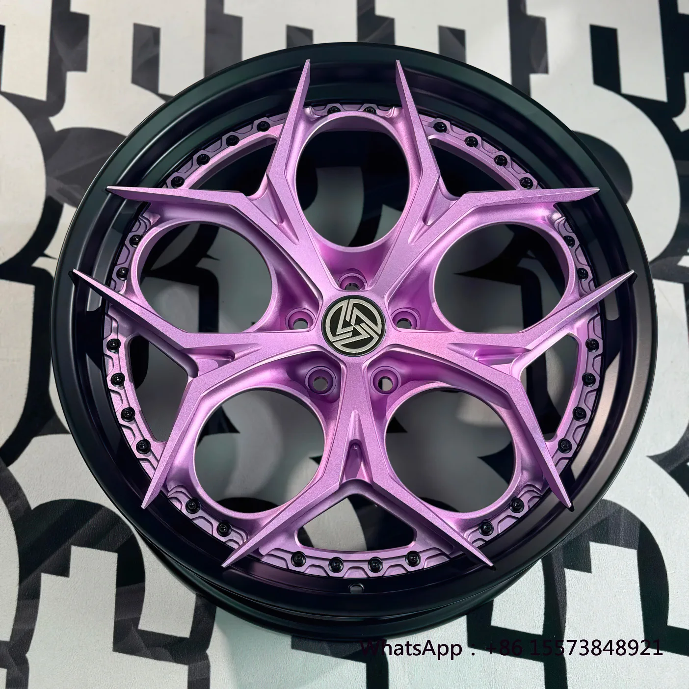 

2-piece Deep Dish Concave Custom Forged Racing Car Wheel 5x114.3 5x120 5x112 Alloy Wheels 18 19 20 21 22 23 24 Inch Car Rim