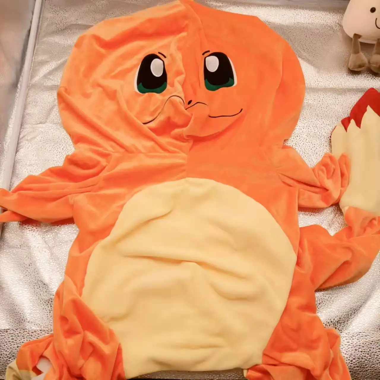 

Large Size 90cm Pokemon Charmander Anime Soft doll Plush Toys Pillow Bed Only Cover(No filling) kids gift